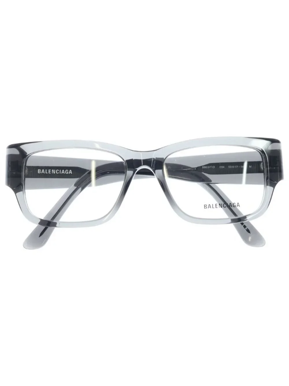 Balenciaga Log Square Sunglasses Black Cles Eyewear